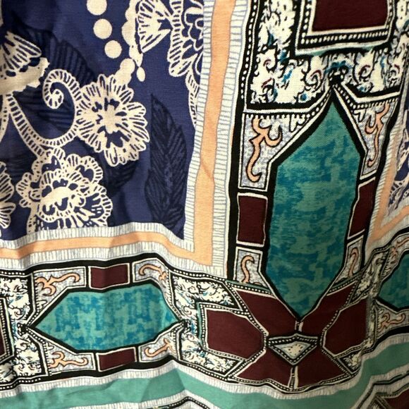 Akemi + Kin Anthropologie XS Navy Lace Floral Tunic Bohemian Eye‎ Catcher NWOT - Picture 7 of 10